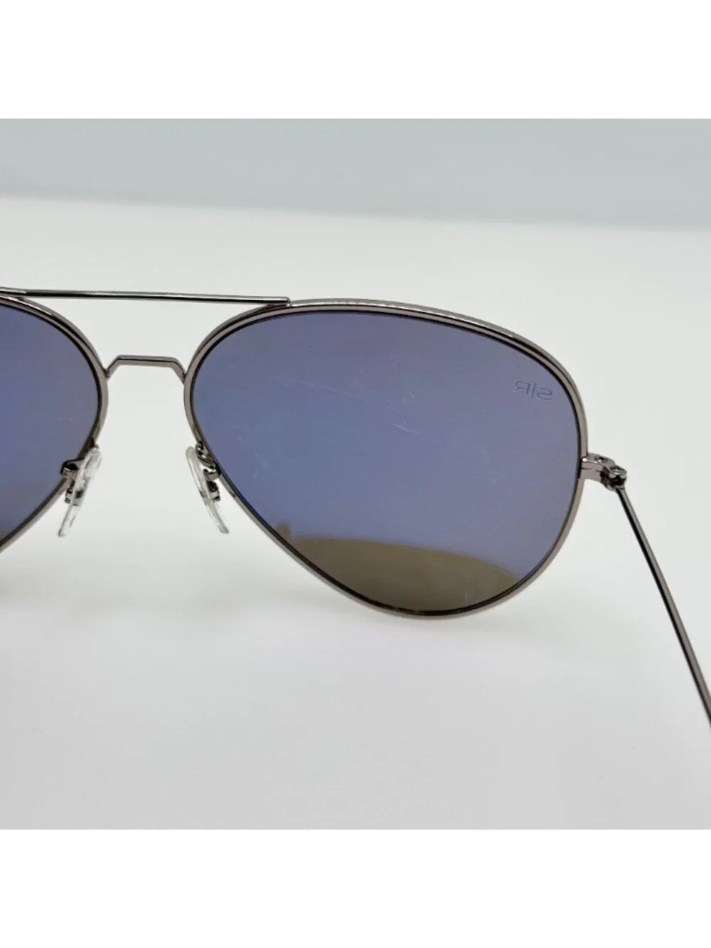 Shadyrays Sunglasses Aviator Pilot Silver W/ Bag